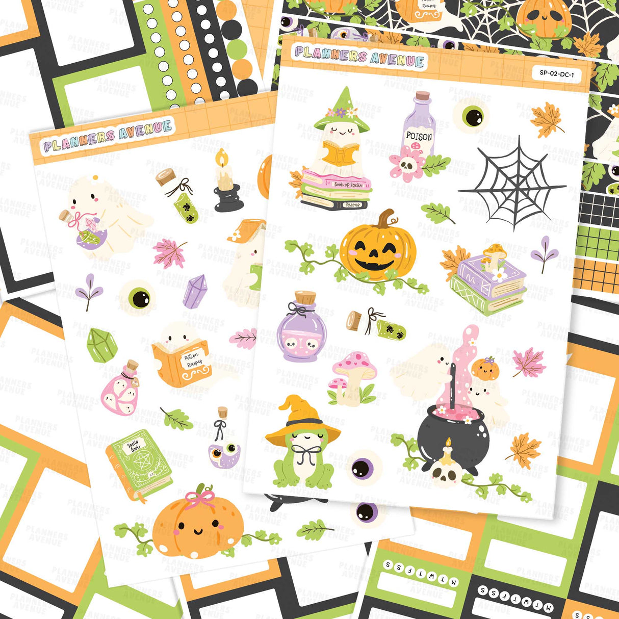 Halloween Ghost Potions Sticker Pack