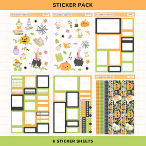 Halloween Ghost Potions Sticker Pack