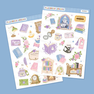 Haunted Library Sticker Pack