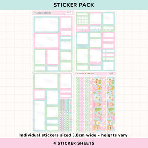Pastel Xmas Planner Box Stickers