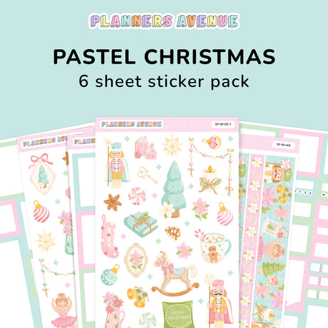 Pastel Xmas Sticker Pack