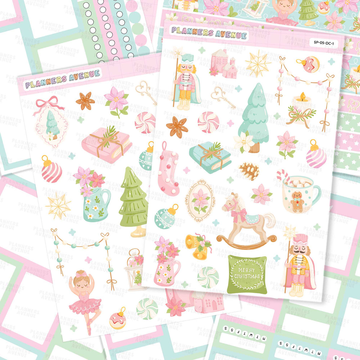 Pastel Xmas Sticker Pack