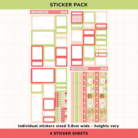 Xmas Mail Planner Box Stickers