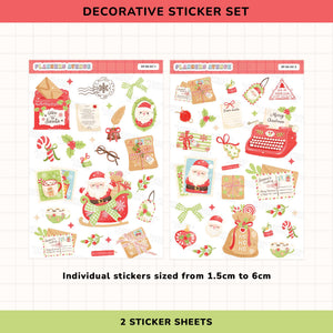Xmas Mail Decorative Stickers