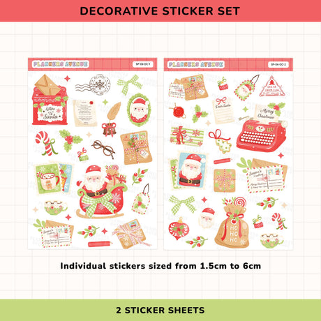 Xmas Mail Decorative Stickers
