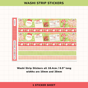 Xmas Mail Washi Stickers