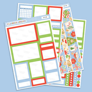 Cozy Xmas Planner Box Stickers