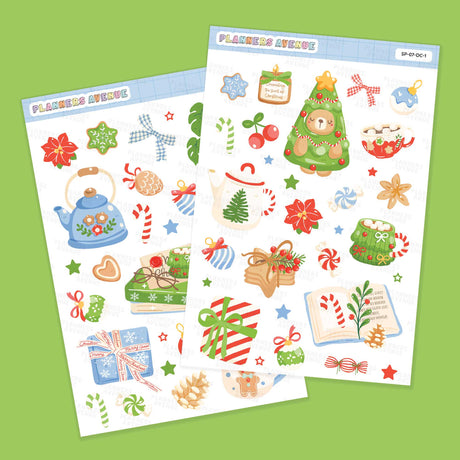 Cozy Xmas Decorative Stickers