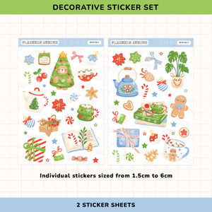 Cozy Xmas Decorative Stickers