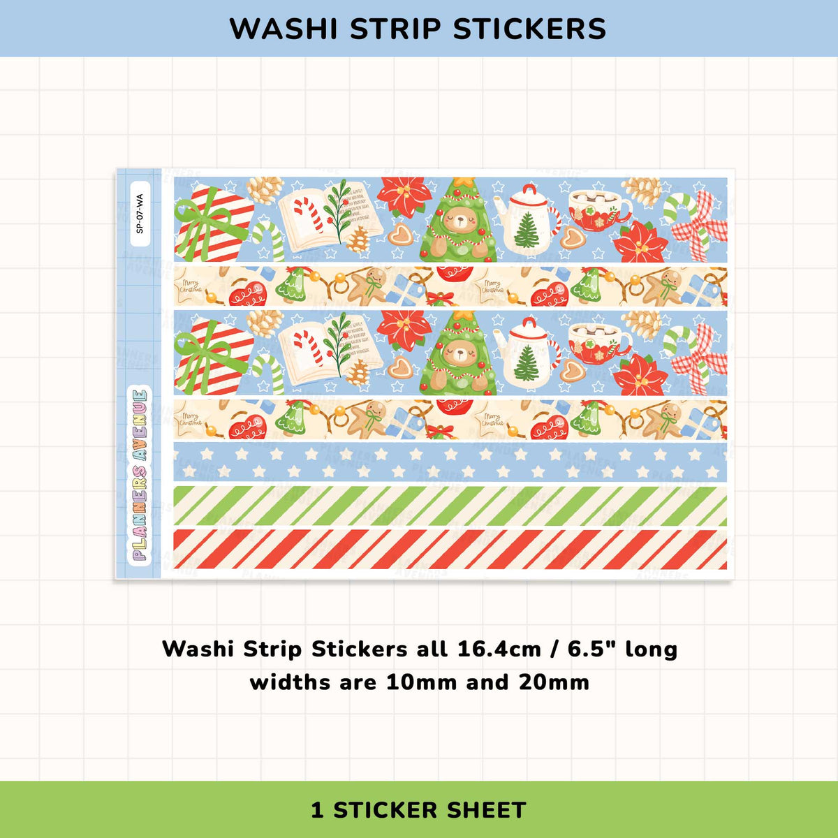 Cozy Xmas Washi Stickers