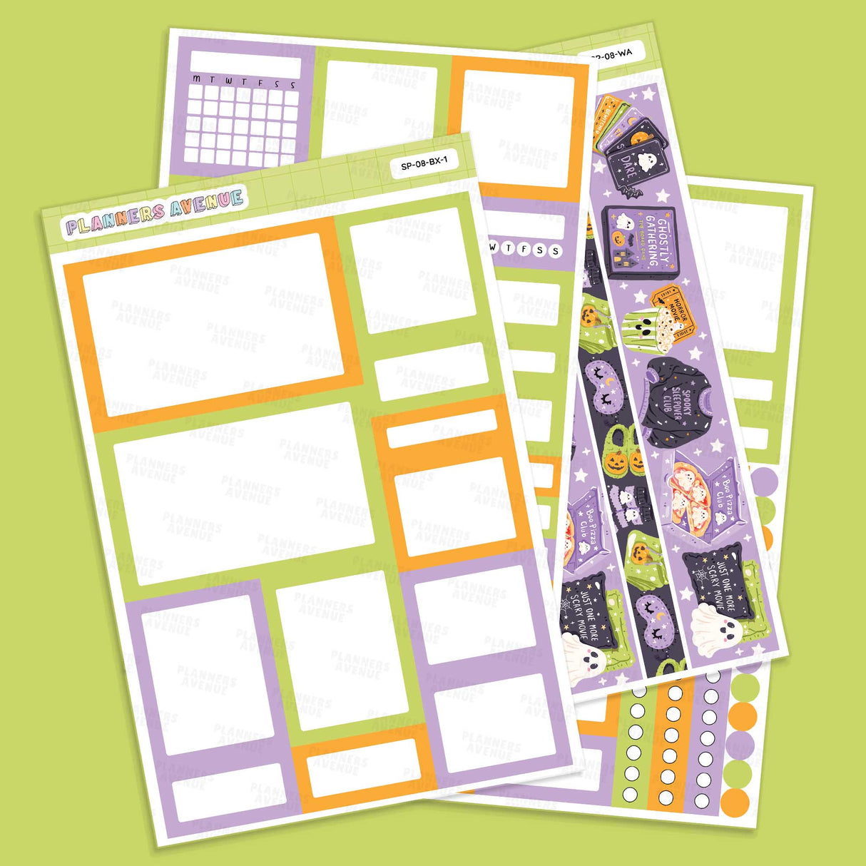 Halloween Sleepover Sticker Pack