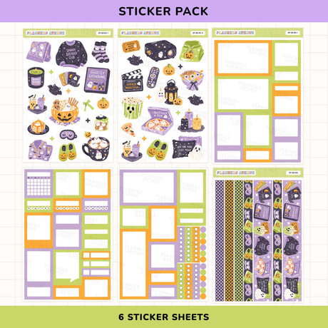Halloween Sleepover Sticker Pack