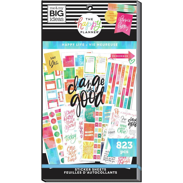 Happy Planner Happy Life Sticker Book Value Pack