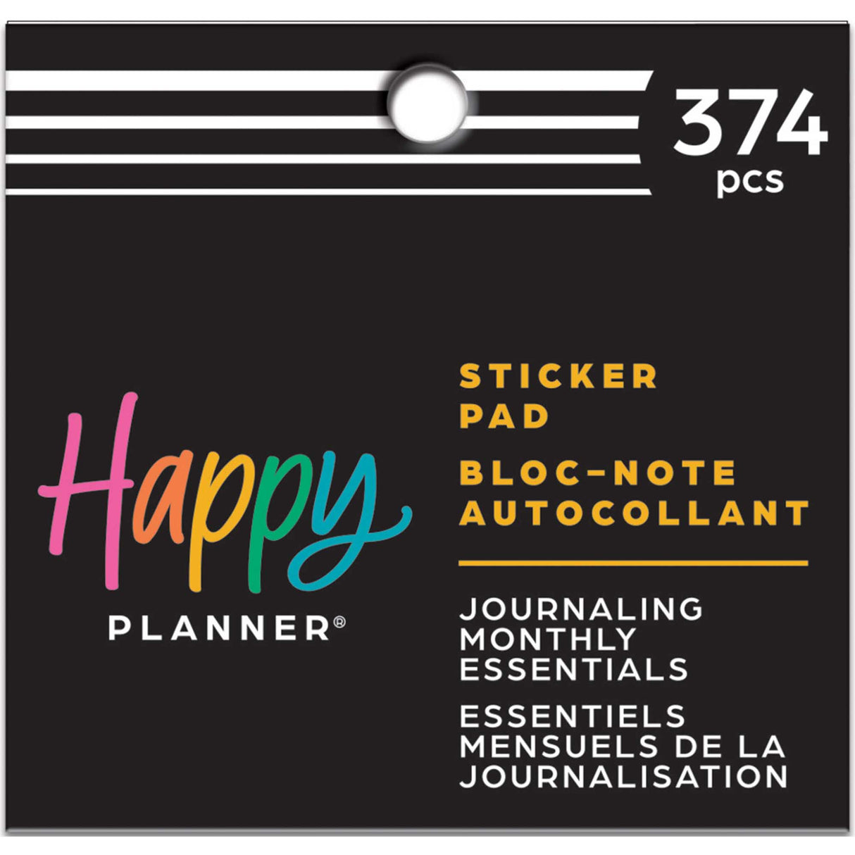 Happy Planner Journaling Monthly Essentials Tiny Sticker Pad