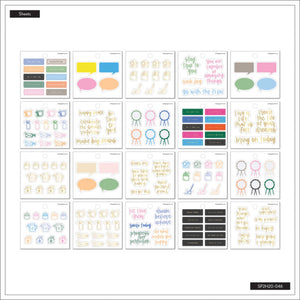 Happy Planner Journaling Icons & Quotes Tiny Sticker Pad