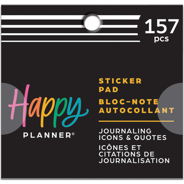 Happy Planner Journaling Icons & Quotes Tiny Sticker Pad