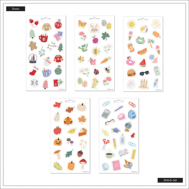 Happy Planner Happiest Seasons Sticker Sheets