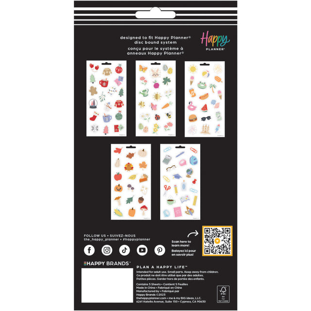 Happy Planner Happiest Seasons Sticker Sheets