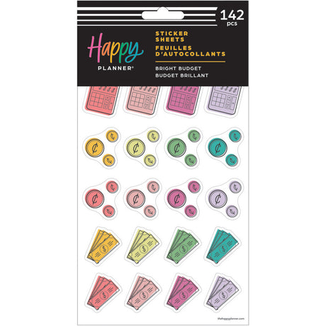 Happy Planner Bright Budget Sticker Sheets