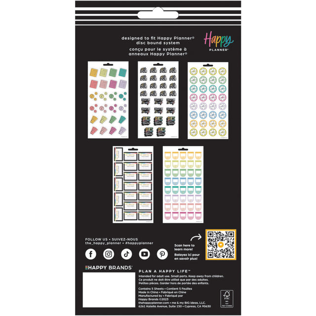 Happy Planner Bright Budget Sticker Sheets