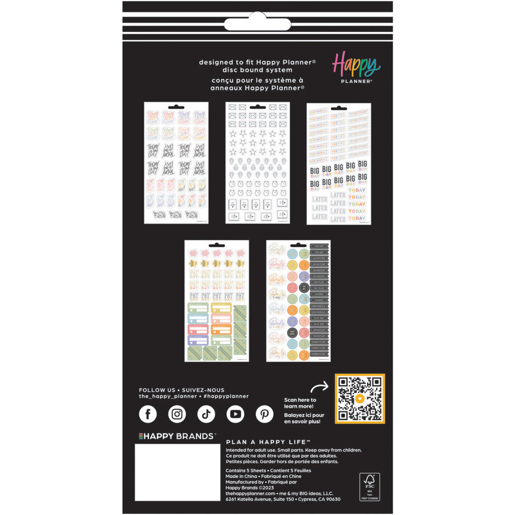 Happy Planner Planning Essentials Sticker Sheets