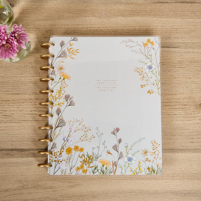 Happy Planner Spring Fields Big 18-Month Dated 2025-2026 - Vertical