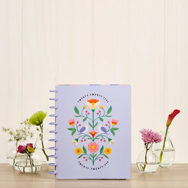 Happy Planner Bloom & Glow Big 18-Month Dated 2025-2026 - Vertical