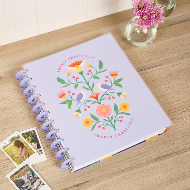 Happy Planner Bloom & Glow Big 18-Month Dated 2025-2026 - Vertical