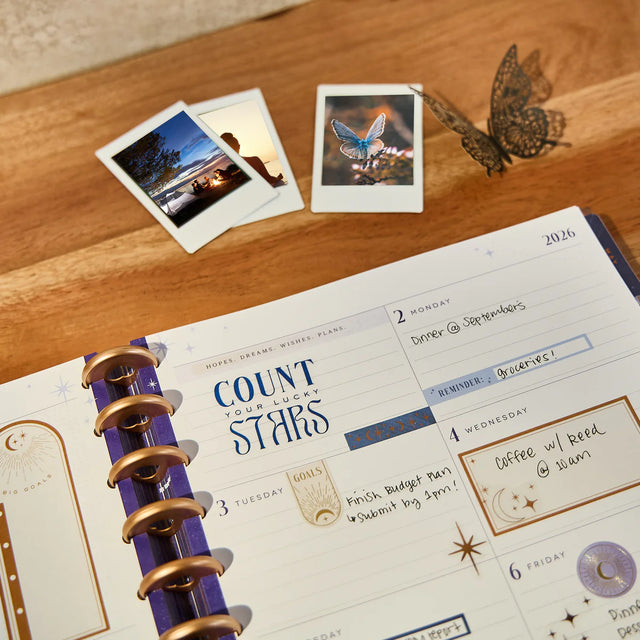 Happy Planner Starcrossed Big 18-Month Dated 2025-2026 - Dashboard