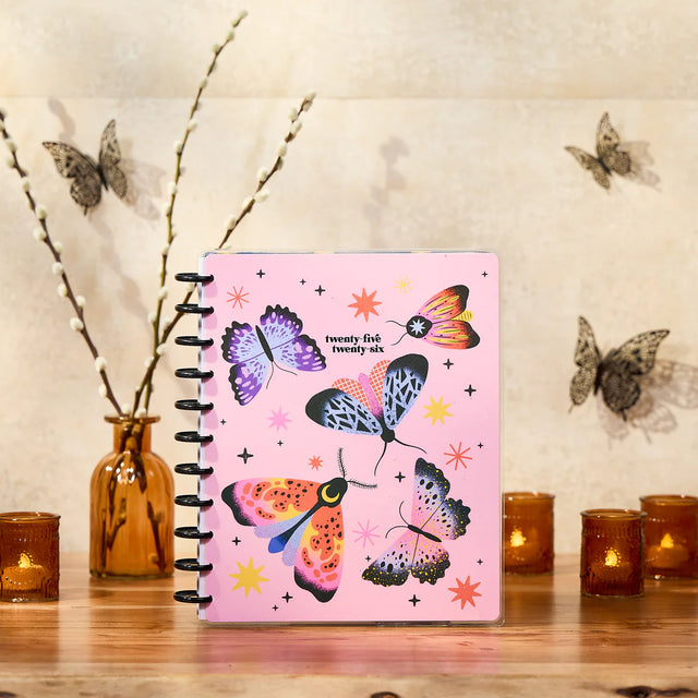 *IMPERFECT* Happy Planner Mystic Blooms Big 18-Month Dated 2025-2026 - Monthly
