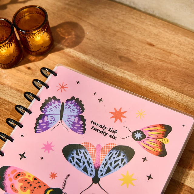 *IMPERFECT* Happy Planner Mystic Blooms Big 18-Month Dated 2025-2026 - Monthly