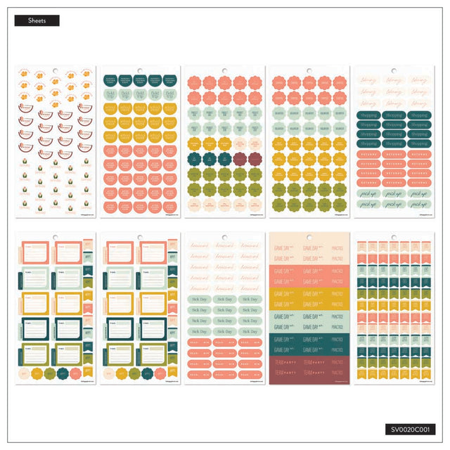 Happy Planner Parenting Classic Sticker Book - Value Pack