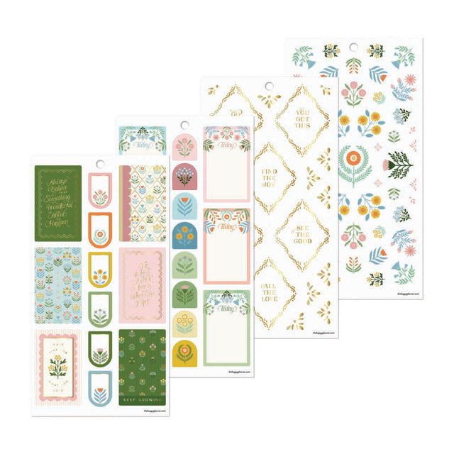 Happy Planner Cottage Charm Classic Sticker Book - Value Pack