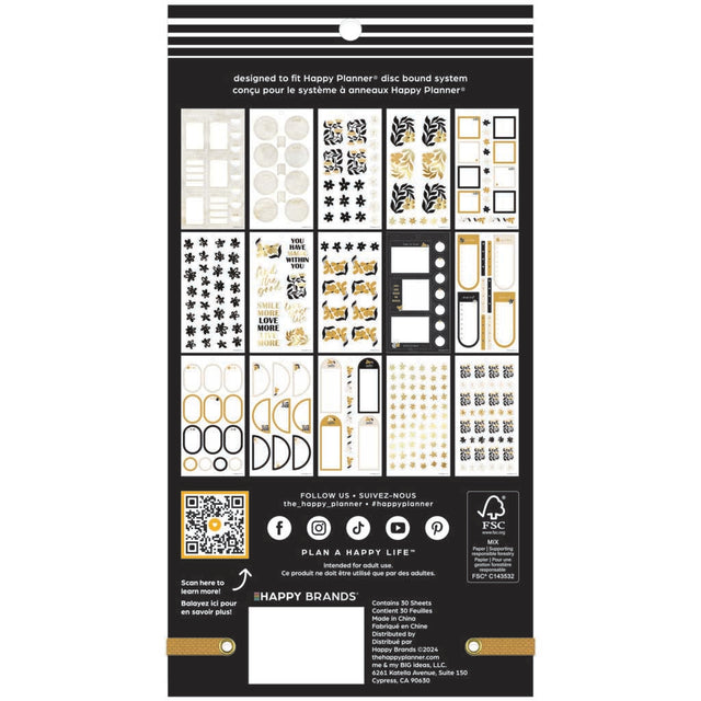 Happy Planner Mod Sketches Classic Sticker Book - Value Pack