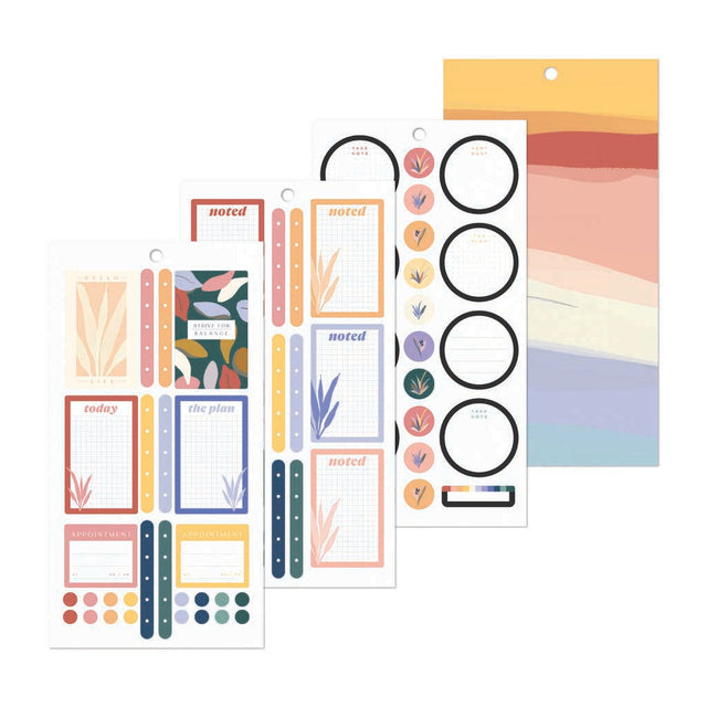 Happy Planner Serene Shapes Classic Sticker Book - Value Pack