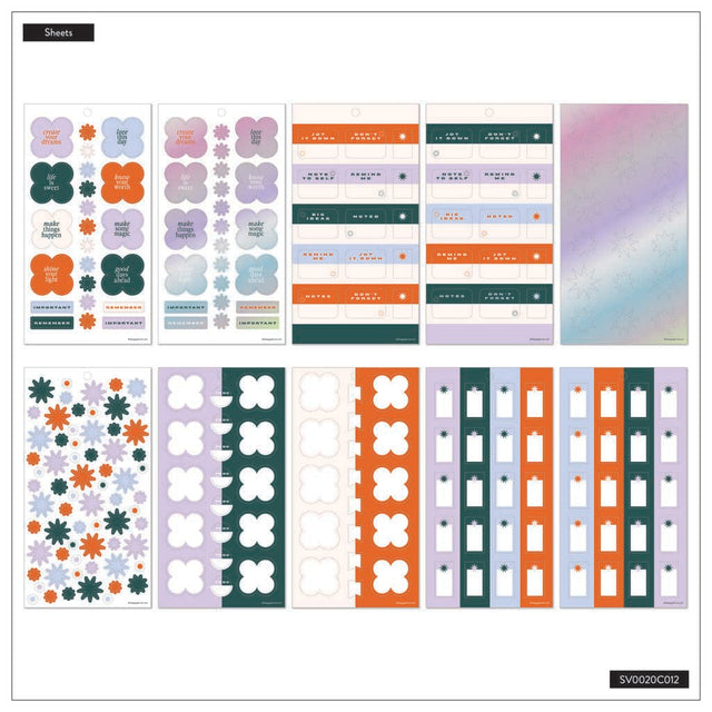 Happy Planner Soft Pop Classic Sticker Book - Value Pack