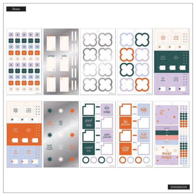 Happy Planner Soft Pop Classic Sticker Book - Value Pack