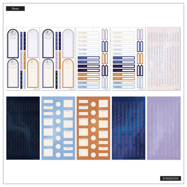 Happy Planner Starcrossed Classic Sticker Book - Value Pack