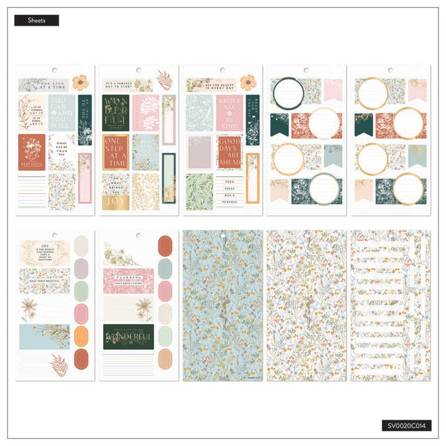 Happy Planner Spring Fields Classic Sticker Book - Value Pack