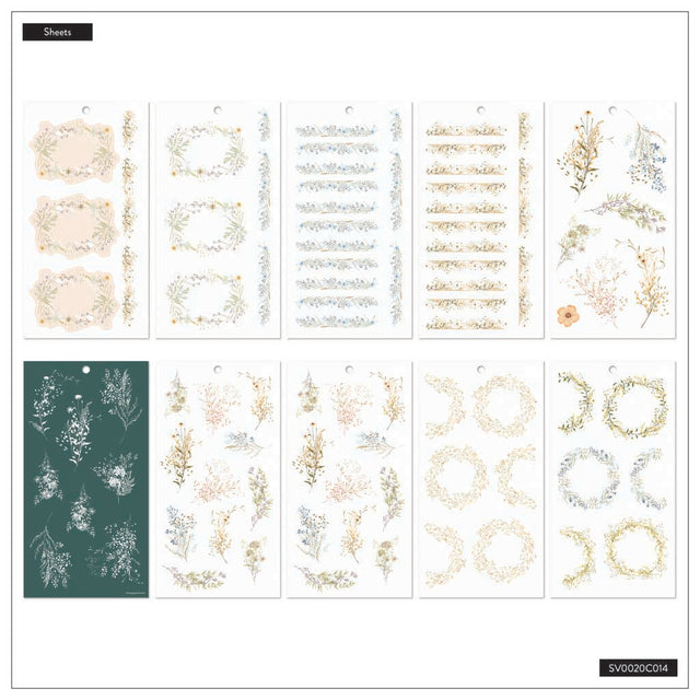 Happy Planner Spring Fields Classic Sticker Book - Value Pack