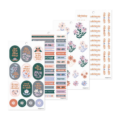 Happy Planner Petals & Plans Classic Sticker Book - Value Pack