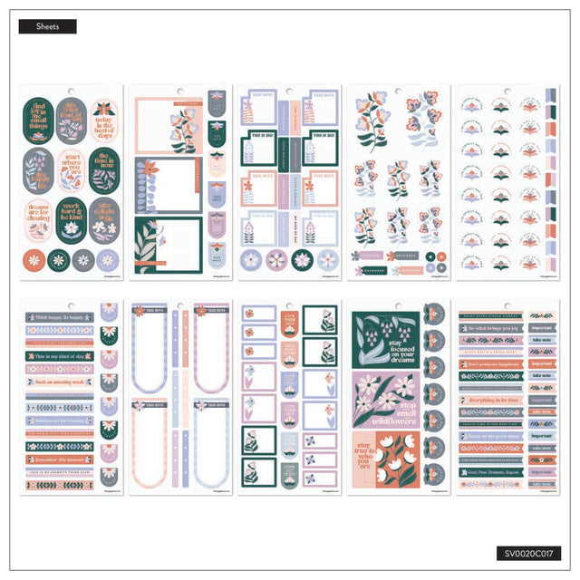 Happy Planner Petals & Plans Classic Sticker Book - Value Pack