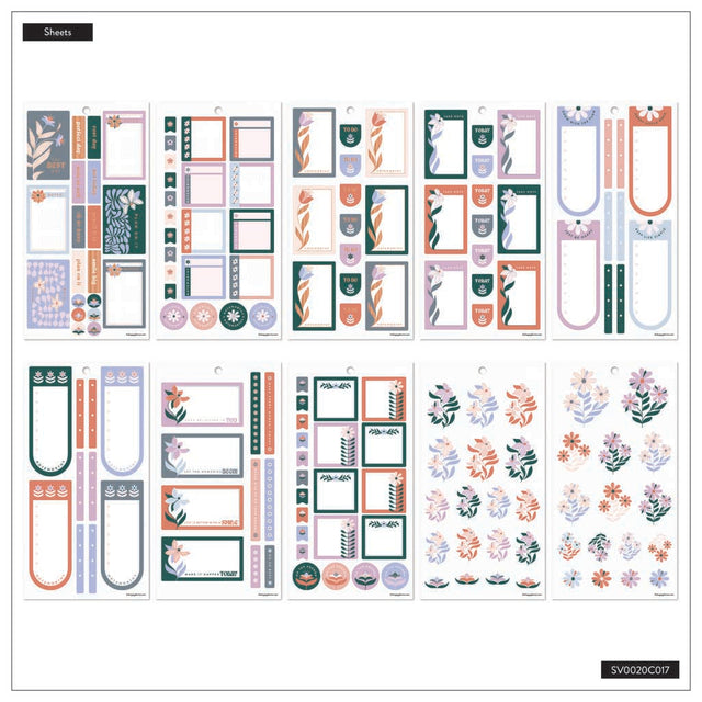 Happy Planner Petals & Plans Classic Sticker Book - Value Pack