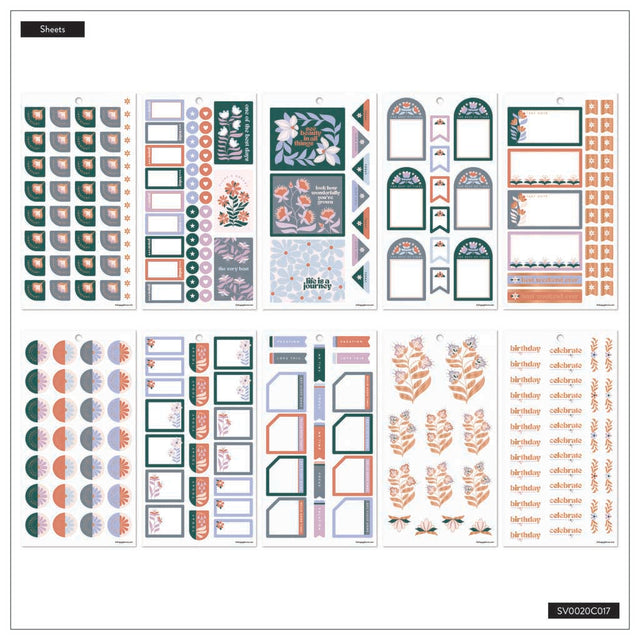 Happy Planner Petals & Plans Classic Sticker Book - Value Pack