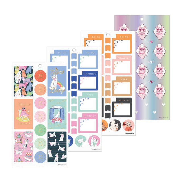Happy Planner Purrfect Year Classic Sticker Book - Value Pack