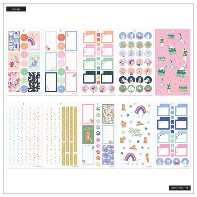 Happy Planner PawsItive Year Classic Sticker Book - Value Pack