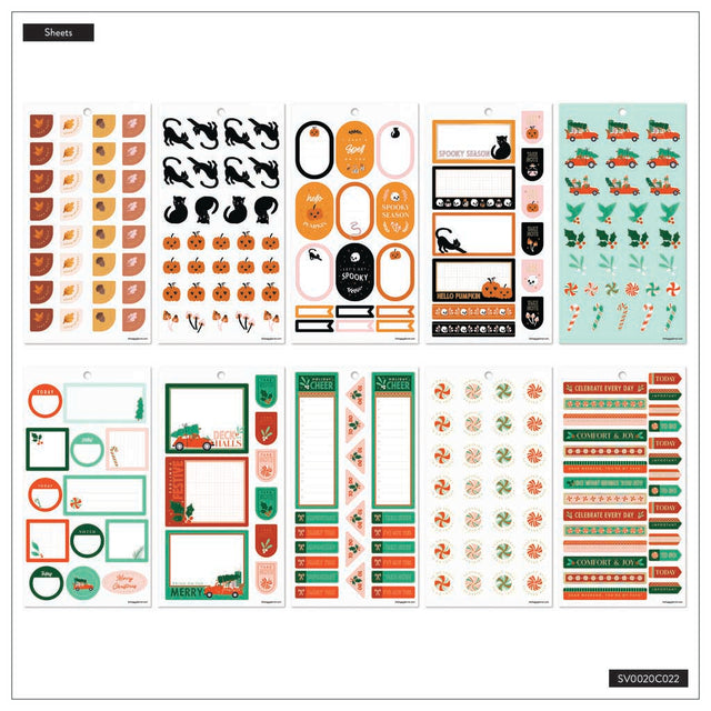Happy Planner Whimsical Seasons Classic Sticker Book - Value Pack