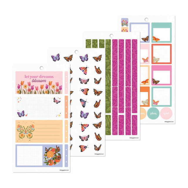 Happy Planner Mystic Blooms Classic Sticker Book - Value Pack
