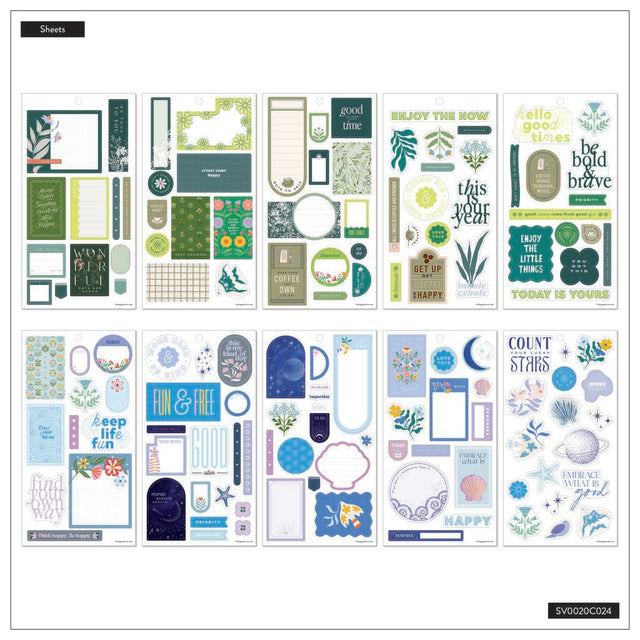 Happy Planner Color Coordinate Classic Sticker Book - Value Pack
