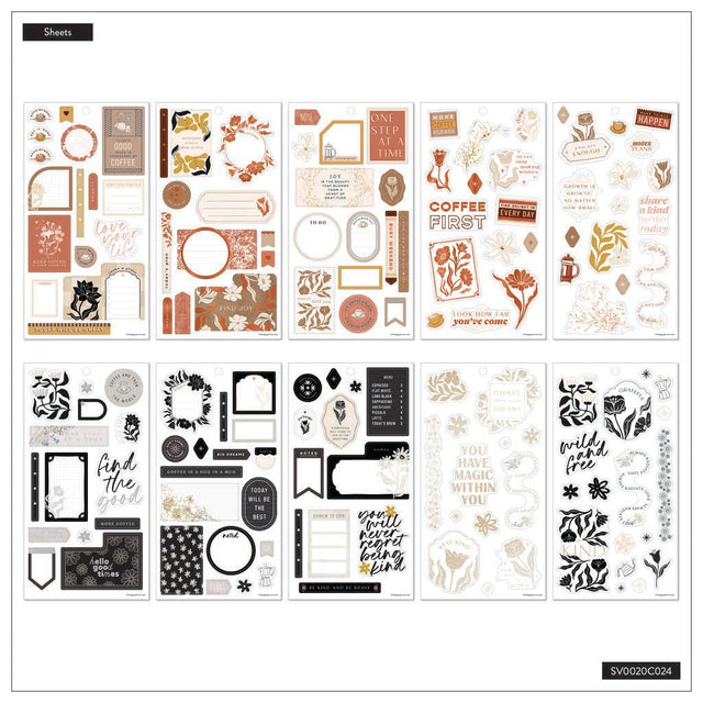 Happy Planner Color Coordinate Classic Sticker Book - Value Pack